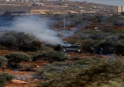 اصابات خلال قمع مسيرة في بيت دجن