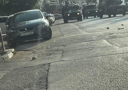 قوات الاحتلال تقتحم منطقة رفيديا في نابلس