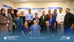 أطباء قلب بريطانيون ينهون مهمة تطوعية جديدة في مستشفى النجاح