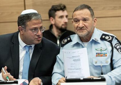 خلافات بين بن غفير وشبتاي حول العلم الفلسطيني