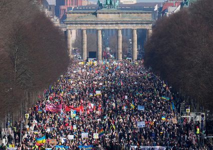مسيرة حاشدة في ألمانيا تنديدا بالسياسات الغربية ضد روسيا