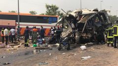 مصرع 19 شخصا في حادث تصادم حافلتين في السنغال
