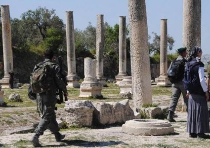 قوات الاحتلال تقتحم الموقع الأثري في سبسطية شمال نابلس