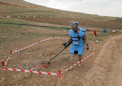 مليونا دولار من الدنمارك للحد من مخاطر الألغام في العراق