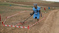 مليونا دولار من الدنمارك للحد من مخاطر الألغام في العراق