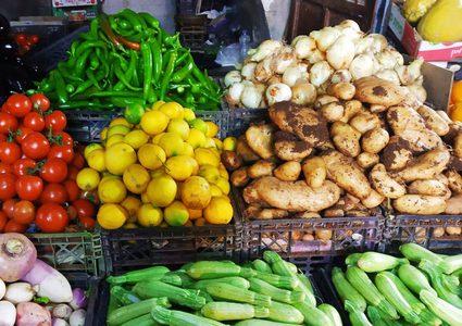 أسعار الخضار والفواكه في نابلس