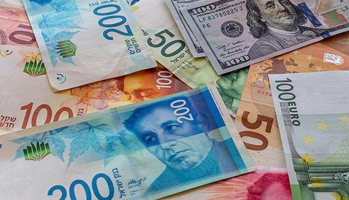 أسعار صرف العملات مقابل الشيقل