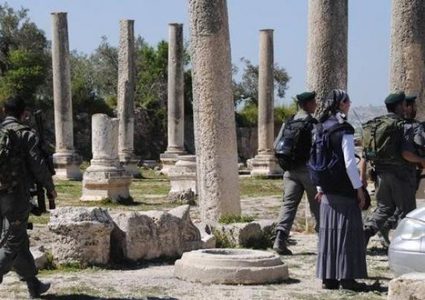 نابلس: قوات الاحتلال تقتحم الموقع الاثري في سبسطية