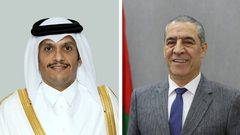 الشيخ ووزير الخارجية القطري يبحثان استمرار التنسيق المشترك على المستويات كافة