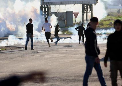 مواجهات مع الاحتلال في قرية النبي صالح