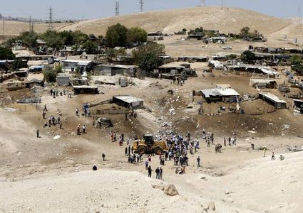 اعتصام في الخان الأحمر اليوم وغدا منعا لتهجير الأهالي