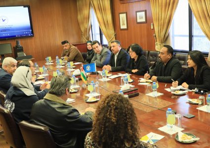 النجاح تستقبل وفد الأمم المتحدة للتصدي لمخاطر الكوراث