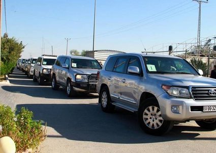 وفد سفراء دول الاتحاد الأوروبي يصل قطاع غزة