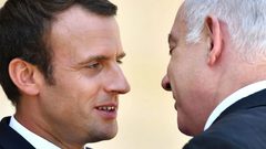 ماكرون ونتنياهو يعزمان العمل ضد أنشطة إيران