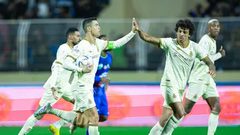 رونالدو يعرب عن سعادته بعد افتتاحه سجل أهدافه مع النصر