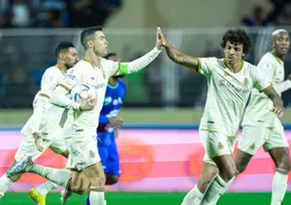 رونالدو يعرب عن سعادته بعد افتتاحه سجل أهدافه مع النصر