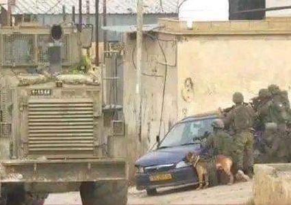 الاحتلال يصيب ٤ مواطنين خلال محاضرته لمنزل في عقبة جبر