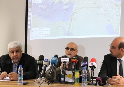 مركز إعلام النجاح يعقد مؤتمرًا صحفيا للوقوف على حيثيات الزلازل في المنطقة