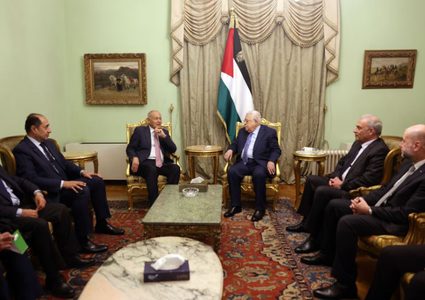 الرئيس عباس يستقبل الأمين العام لجامعة الدول العربية