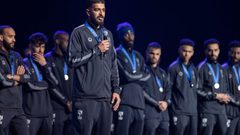 الهلال يحظى باستقبال حافل في الرياض