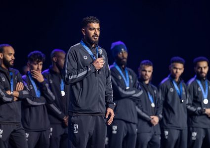 الهلال يحظى باستقبال حافل في الرياض