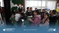 طلاب من "النجاح" يجرون مسحاً ميدانياً لاضطرابات السمع والنطق في روضة رؤى للأطفال