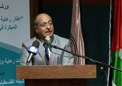 اعتماد د.علي الشعار ممثلا لفلسطين في اللجنة التفيذية للشبكة العربية للطفولة