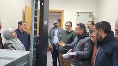 الوفد الفرنسي من جامعة باريس ساكلاي يزور مركز التميز في فيزياء الطاقة العالية