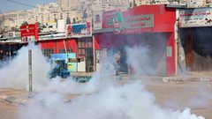 العدوان الاسرائيلي على مدينة نابلس خلال اقتحامها