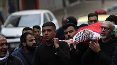 نابلس: تشييع جثمان الشهيد شوكت عناب