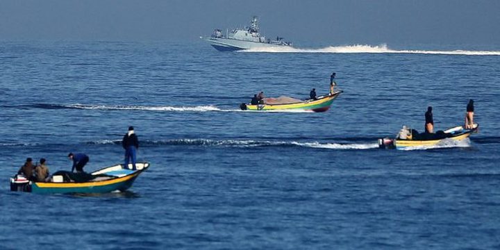 زوارق الاحتلال اطلق النار صوب مراكب الصيادين في القطاع