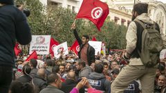 الآلاف يحتجون على الوضع الاقتصادي والاجتماعي في تونس
