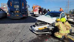 3 إصابات بينها حرجة بحادث طرق في حيفا
