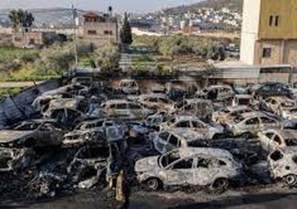 الضميدي: ١٨ مليون شيقل حصيلة خسائر حوارة جراء هجمات المستوطنين