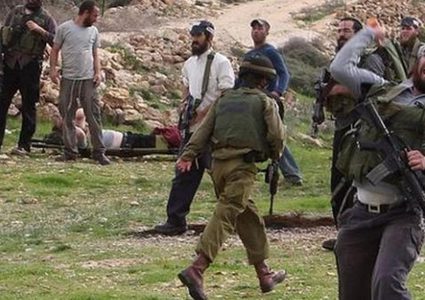 مستوطنون يعتدون على مسن والاحتلال يعتقله في عوريف جنوب نابلس