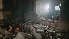 الدمار الذي خلفه العدوان الإسرائيلي في مدينة جنين إثر اقتحامها اليوم