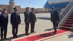 وزير الدفاع الأمريكي يصل القاهرة ويلتقى السيسي