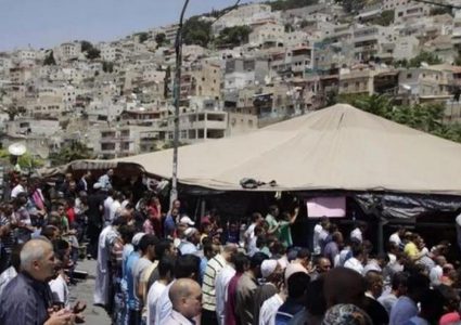 سلوان : قوات الاحتلال يقتحم محيط خيمة الاعتصام