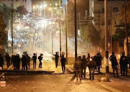 7 إصابات خلال مواجهات مع قوات الاحتلال في بيت أمر شمال الخليل
