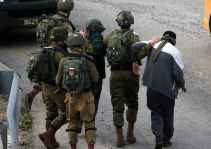 الاحتلال يعتقل سيدة و4 شبان من بلدة بتير غرب بيت لحم