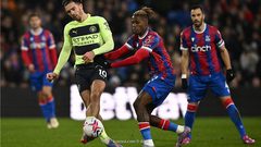 ضربة هالاند تفك حصار كريستال بالاس المنيع