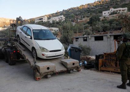 الاحتلال يستولي على مركبة عند حاجز برطعة العسكري