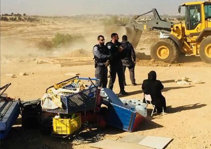 سلطات الاحتلال تهدم العراقيب للمرة 214