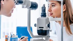 استخدام جهاز Direct Ophthalmoscope في قسم البصريات