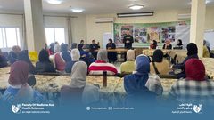 قسم العلاج الطبيعي يزور دار المسنين في جنين