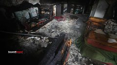 مستوطنون يحرقون منزل عائلة فلسطينية في سنجل شمالي رام الله