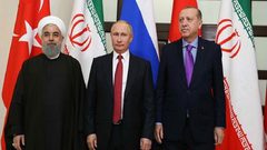 اجتماع رباعي بين إيران وروسيا وتركيا وسورية في أبريل