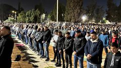 صلاة التراويح في اليوم الخامس رمضان بالمسجد الأقصى المبارك