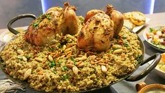 دجاج محشي بالفريك مع طريقة التحضير