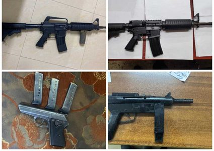 الشرطة تضبط 5 قطع أسلحة نارية في الخليل